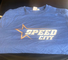 Load image into Gallery viewer, Speedcity Retro Logo &quot;Denim Blue&quot; Men Team Cotton Training T-Shirt