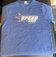 Load image into Gallery viewer, Speedcity Retro Logo &quot;Denim Blue&quot; Men Team Cotton Training T-Shirt